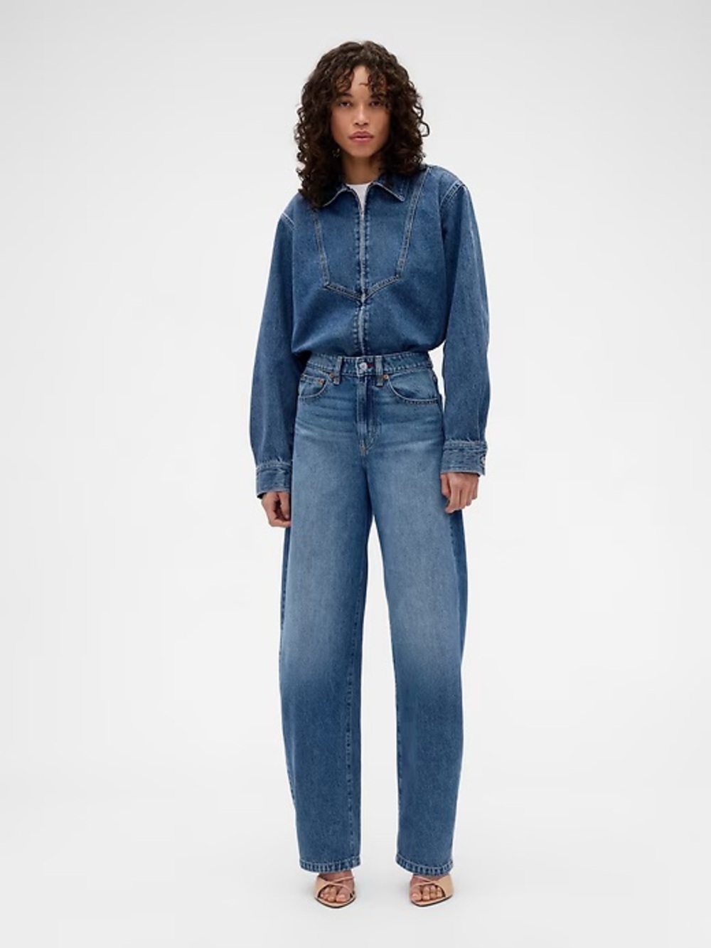 NWT Gap x Victoria Beckham High Rise Arc Jeans 24
